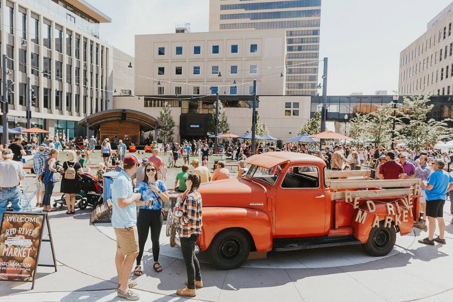 Red River Market, North Dakota, USA